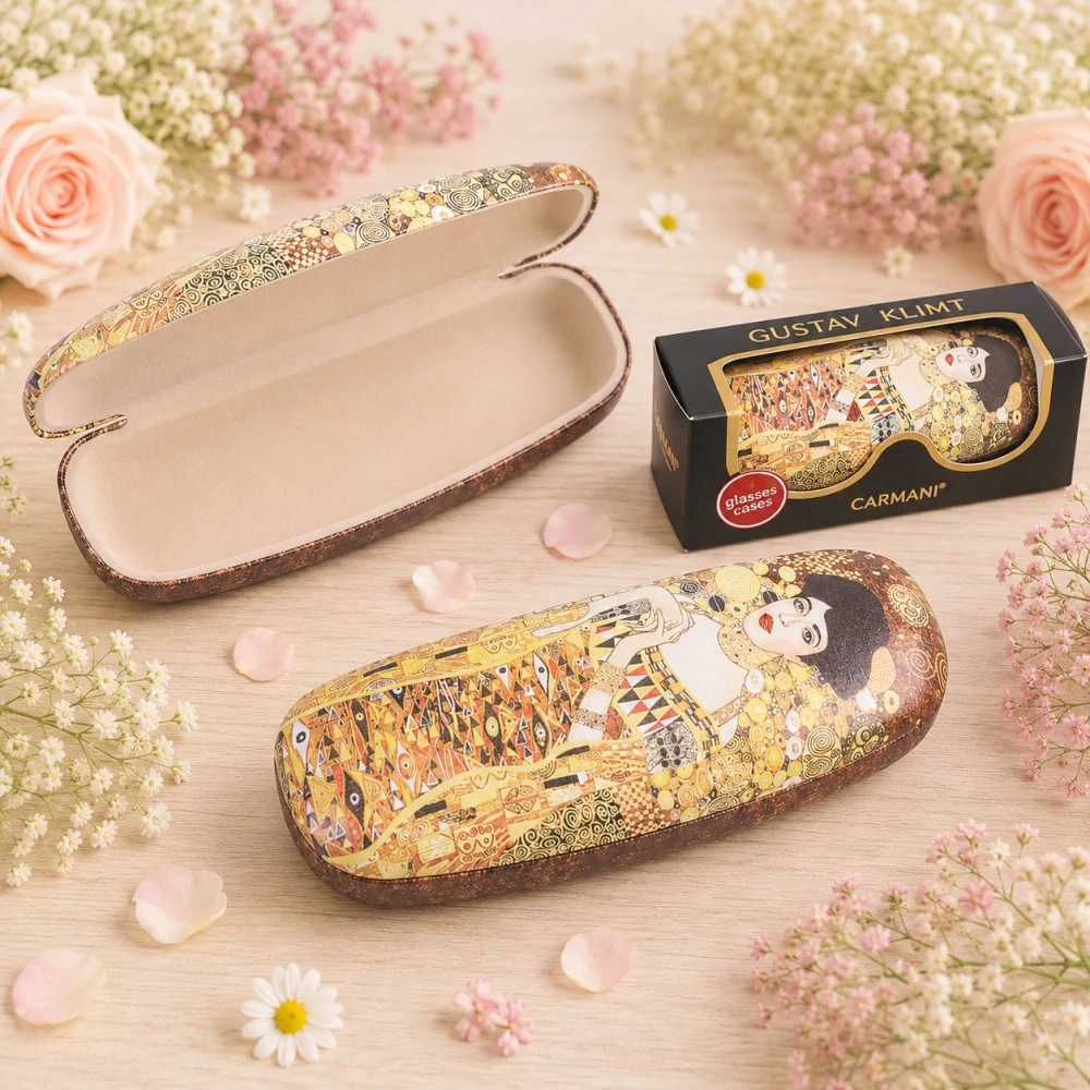 ✨👓 Pouzdro na brýle Gustav Klimt – Adele 👓✨