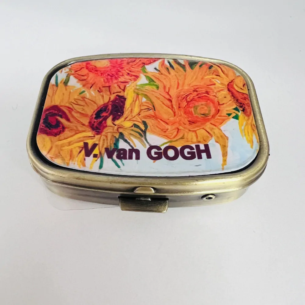 DÓZA NA PILULKY MOTIV VINCENT VAN GOGH - SLUNEČNICE