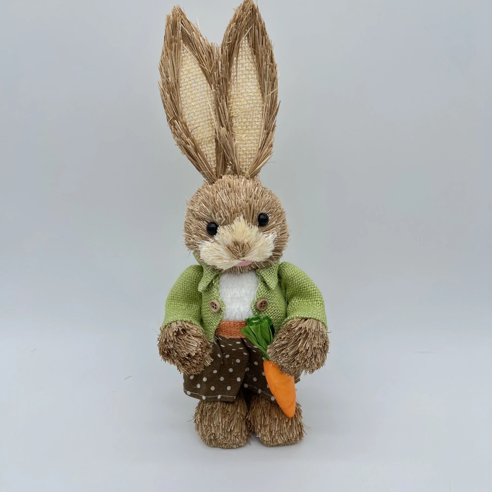 🐰 Velikonoční zajíček s mrkvičkou – jarní dekorace