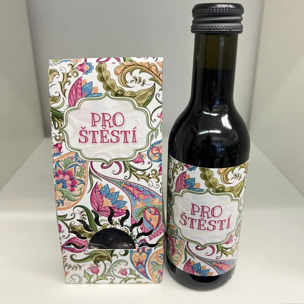 🎁 Dárková sada „Pro štěstí“ 🍷🍫