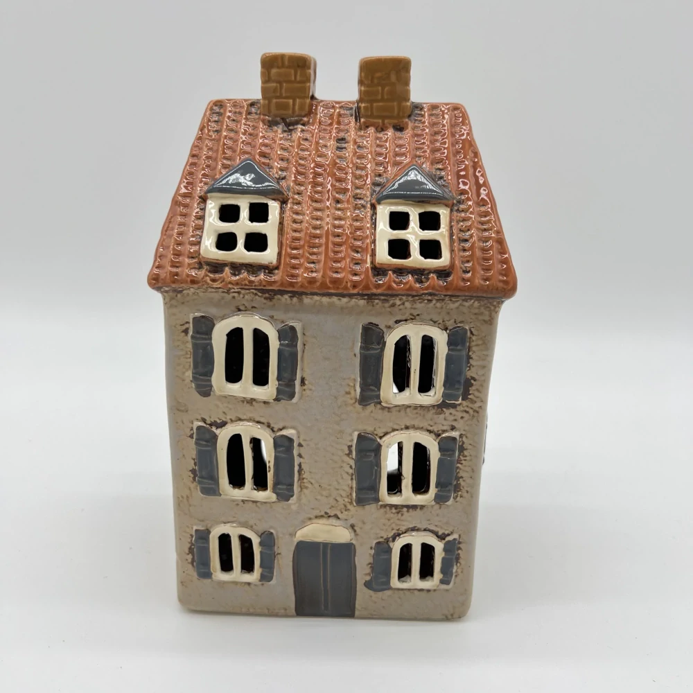 🏡✨ Keramický domeček na čajovou nebo LED svíčku ✨🏡