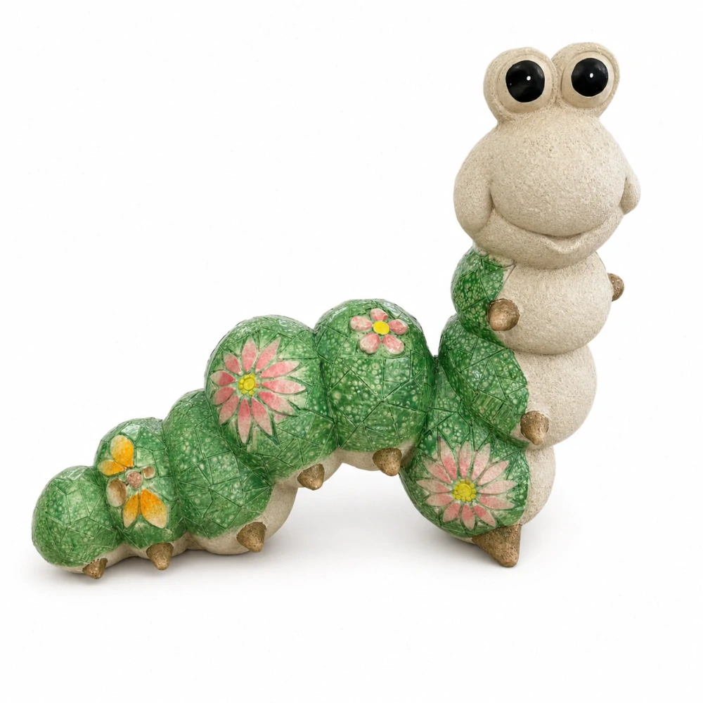 🐛✨ Veselá dekorativní housenka ✨🐛