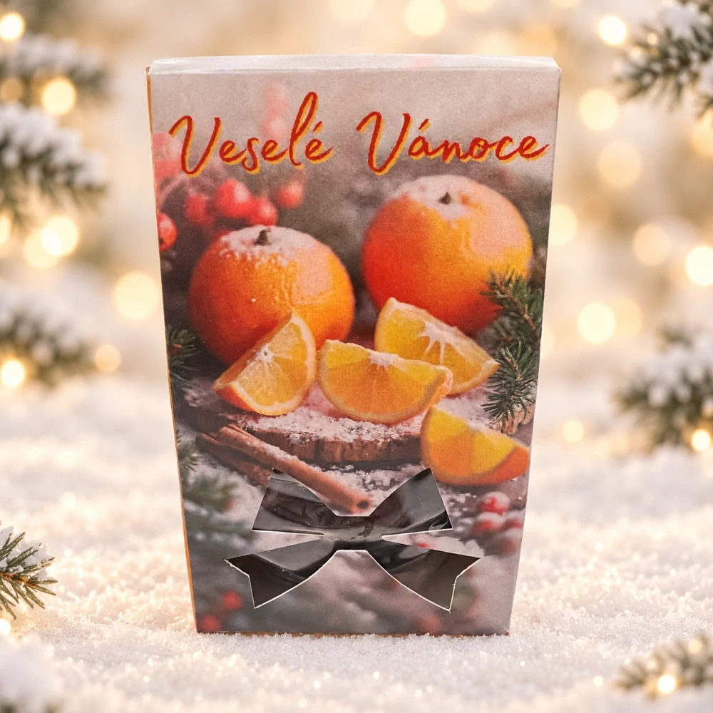 🎄🍫 Mandle v hořké čokoládě – Veselé Vánoce, 50 g