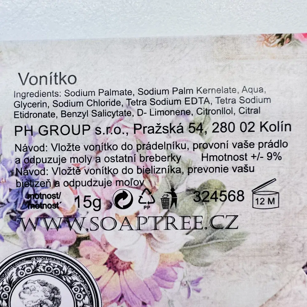 PŘÍRODNÍ VONITKO DO PRÁDLA DÁRKOVÁ - PAŘÍŽ 