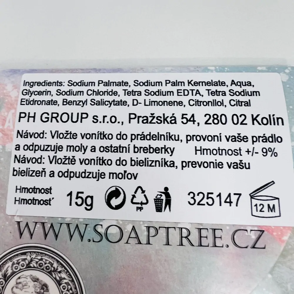 PŘÍRODNÍ VONÍTKO DO PRÁDLA- ANDĚLSKÁ KŘÍDLA