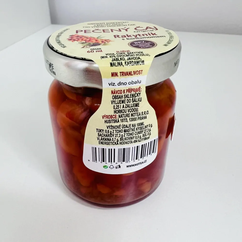 PEČENÝ ČAJ RAKYTNÍK S KARDAMOMEM