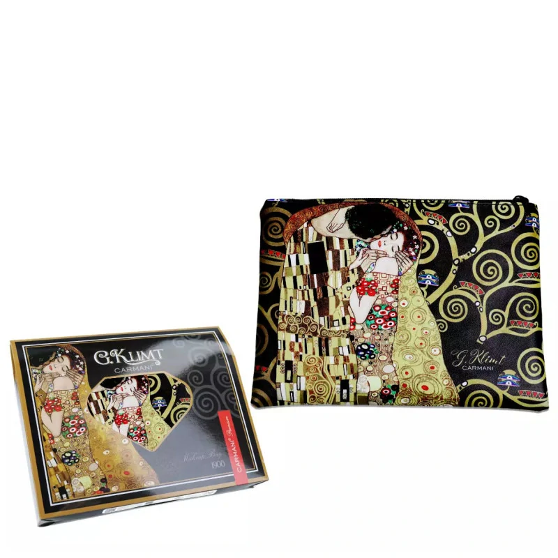 KOSMETICKÁ TAŠKA G.KLIMT - MOTIV POLIBEK
