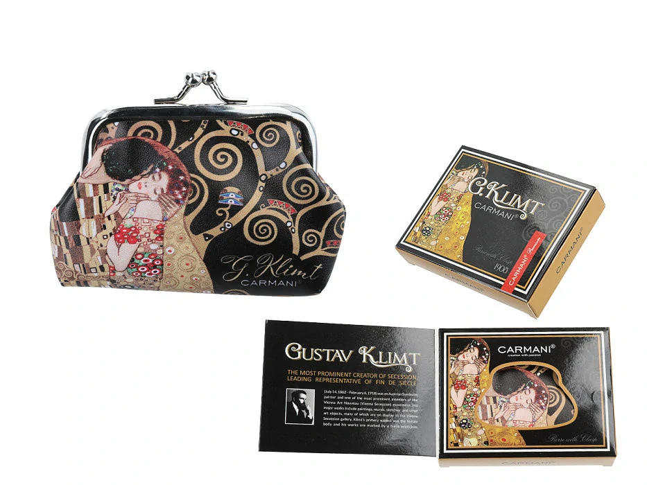 PENĚŽENKA G.KLIMT MENŠÍ - MOTIV POLIBEK