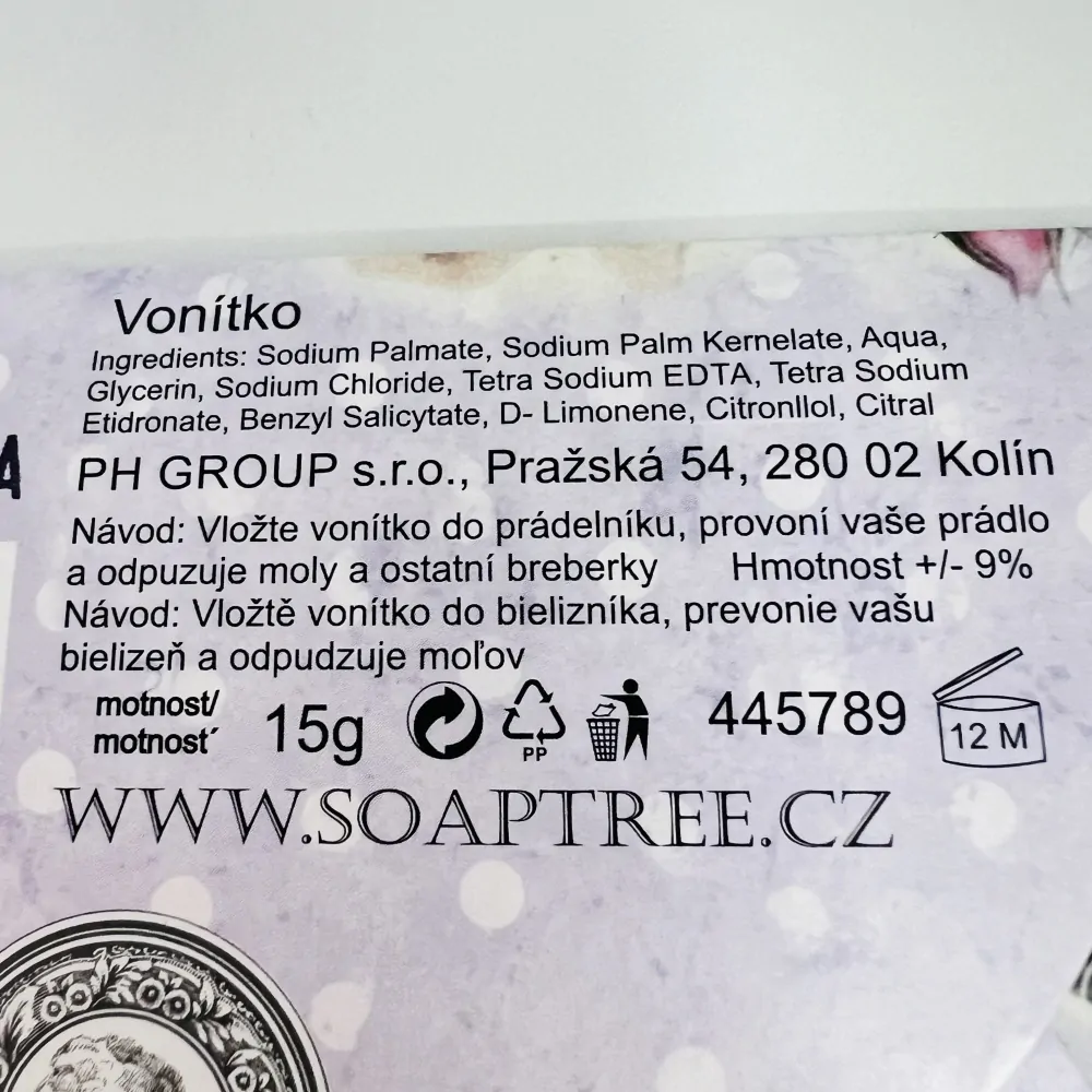 PŘÍRODNÍ VONÍTKO DO PRÁDLA - LEVANDULE A RŮŽE