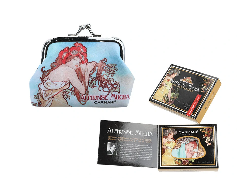 PENĚŽENKA MOTIV ALPHONSE MUCHA LÉTO - MALÁ