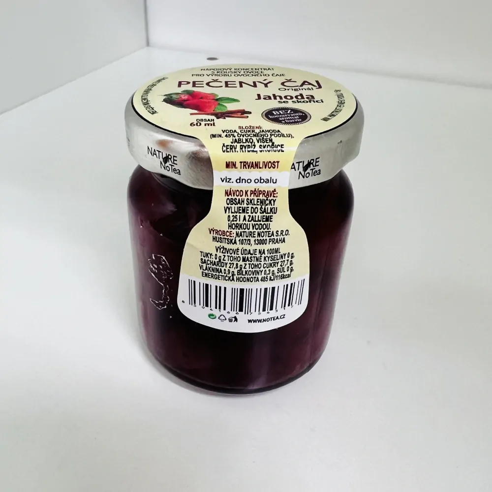 PEČENÝ ČAJ - JAHODA SE SKOŘICÍ