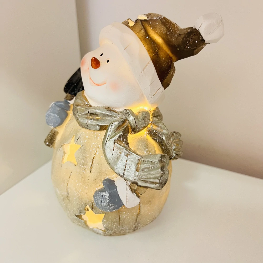 SNĚHULÁK S LED OSVĚTLENÍM 