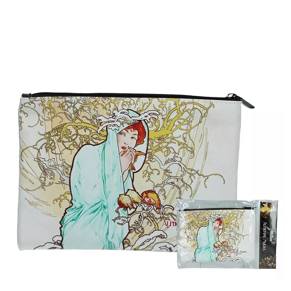 KOSMETICKÁ TAŠKA MOTIV ALPHONSE MUCHA - ZIMA