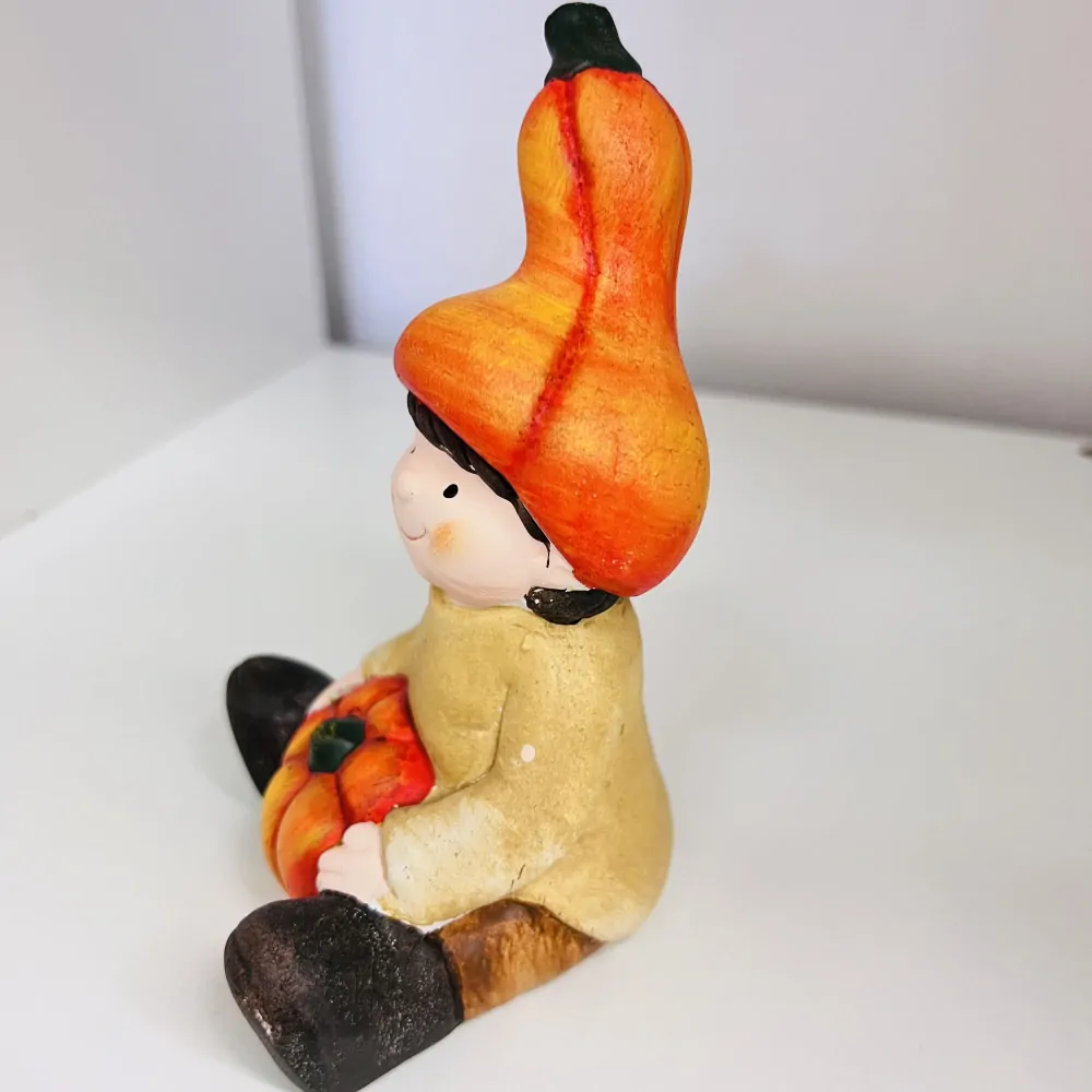 PODZIMNÍ DEKORACE FIGURKA KLUK S DÝNÍ