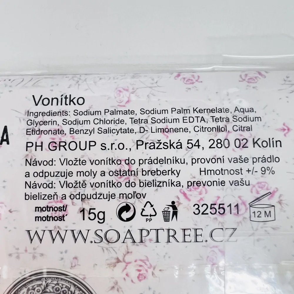 PŘÍRODNÍ VONÍTKO DO PRÁDLA  - ANDĚL STRÁŽNÝ 