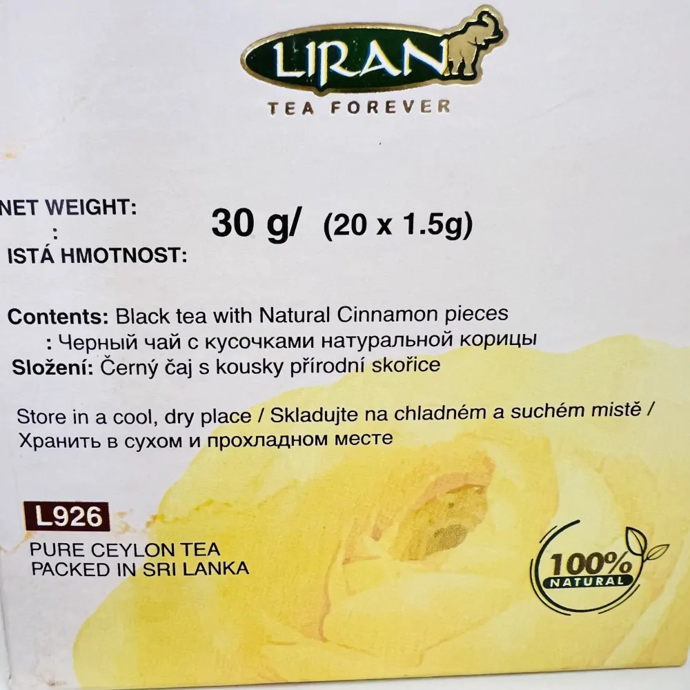 DÁRKOVÉ BALENÍ ČAJŮ CINNAMON BLACK TEA
