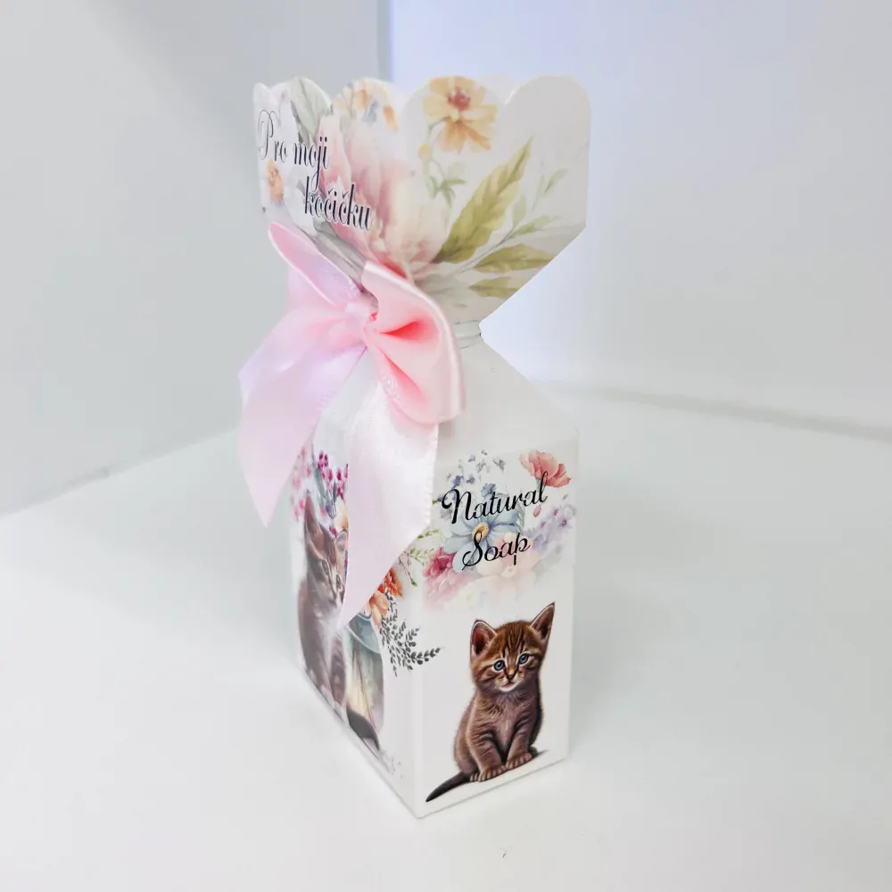 DÁRKOVÉ BALENÍ PŘÍRODNÍHO MÝDLA PRO MOJI KOČIČKU