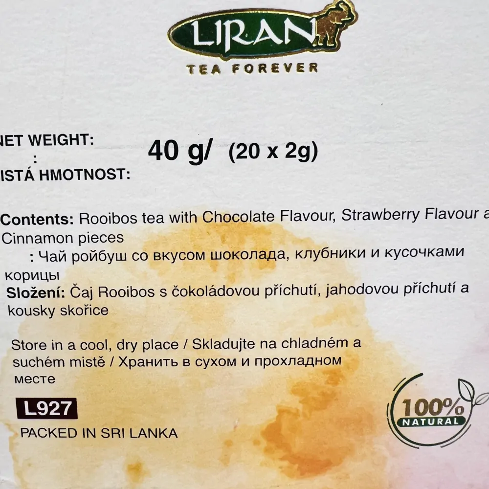 DÁRKOVÉ BALENÍ ČAJŮ - ROOIBOS