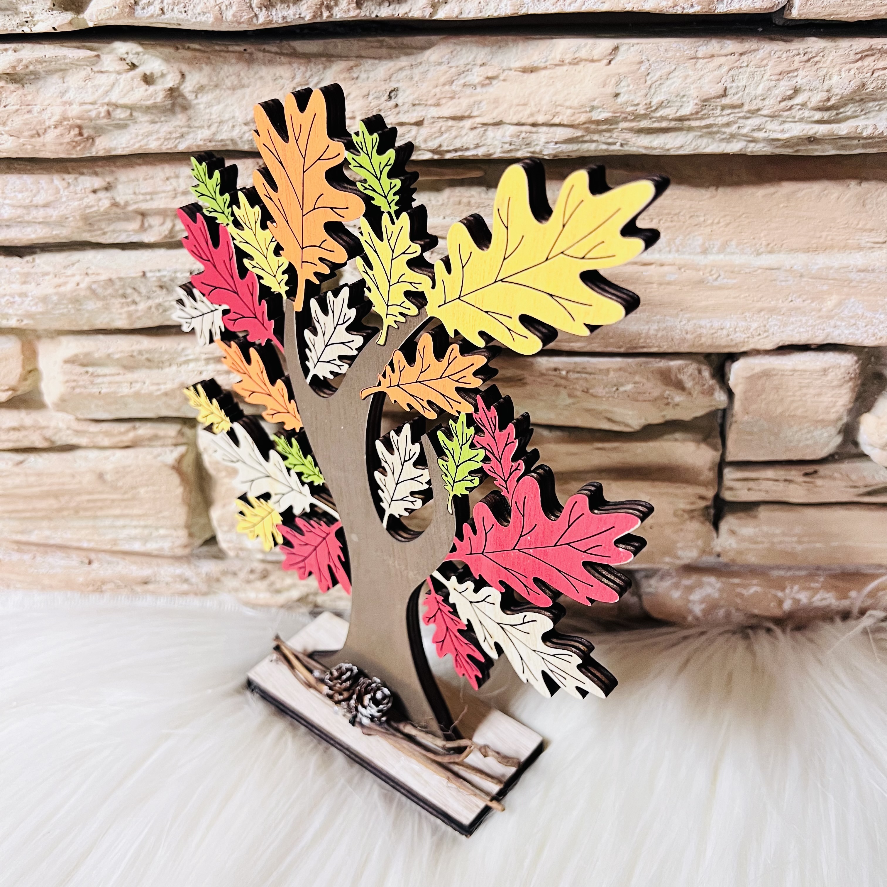 PODZIMNÍ DEKORACE STROM BAREVNÝ