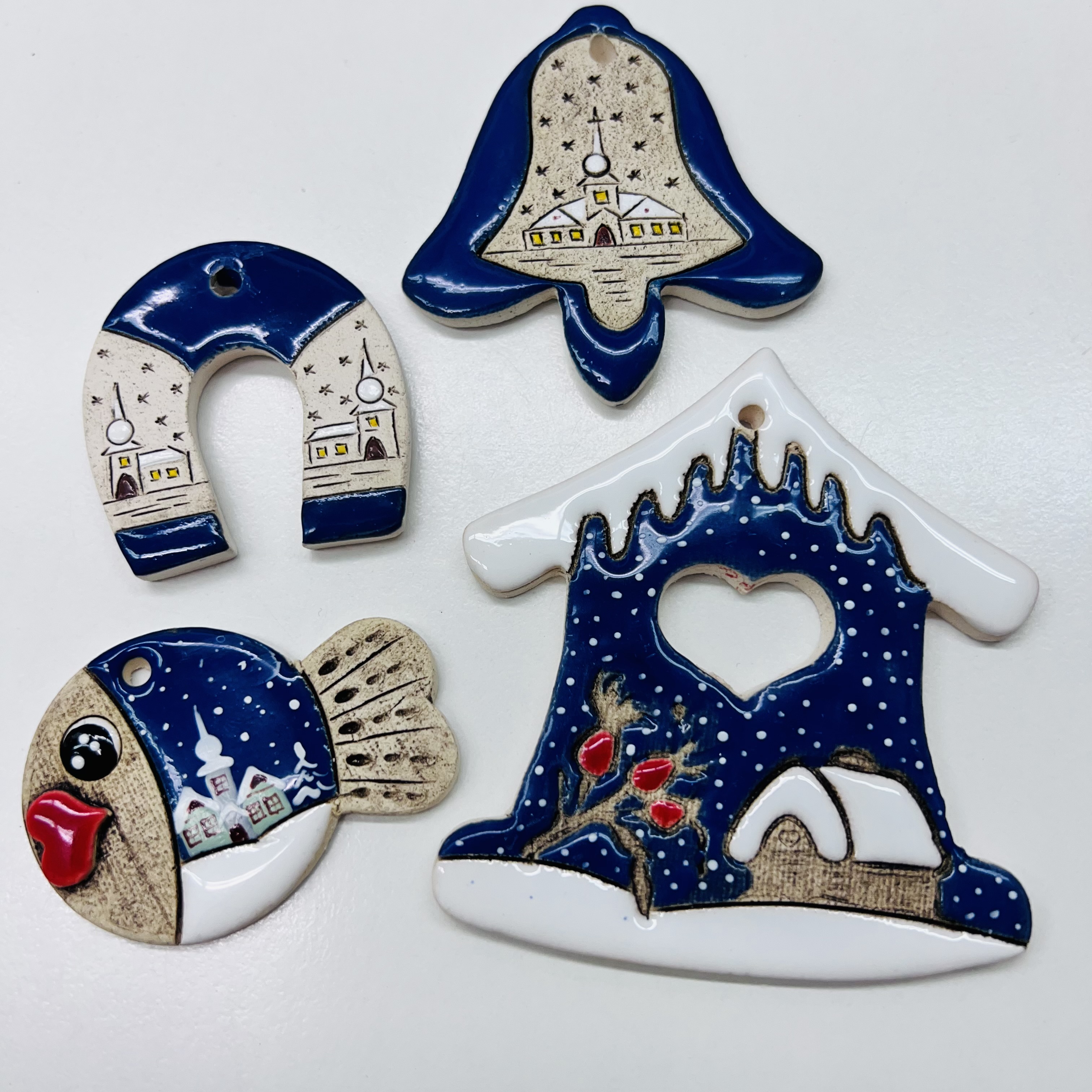 ZIMNÍ DEKORACE OZDOBA ZVONEK