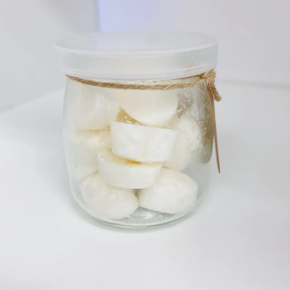 VONNÝ SÓJOVÝ VOSK DO AROMALAMPY VE TVARU SRDCE - AROMA PEPPERMINT A EUCALYPTUS