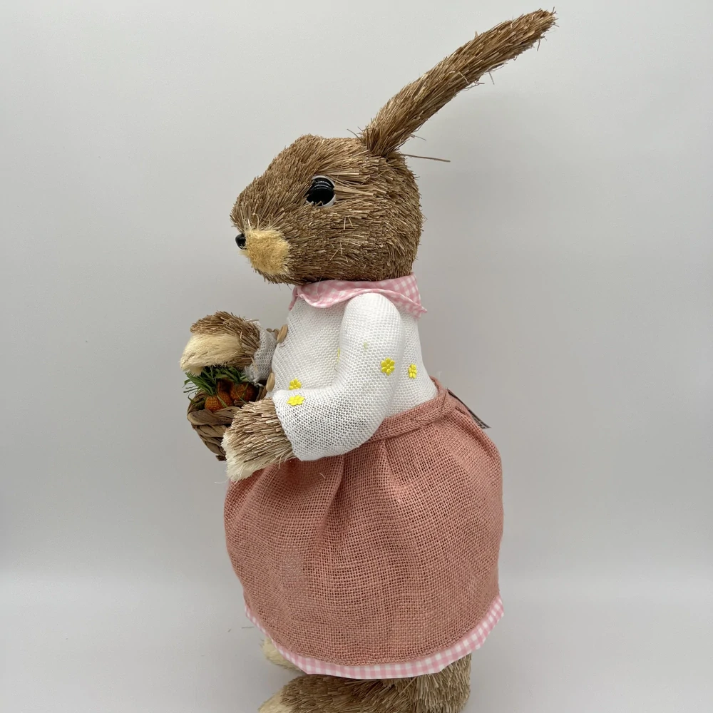 JARNÍ DEKORACE ZAJÍC - DÍVKA