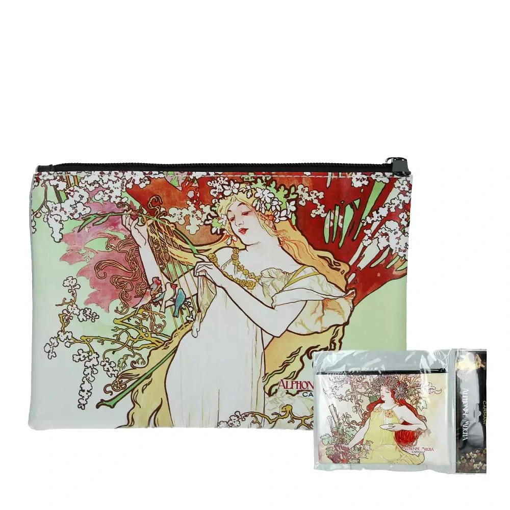 KOSMETICKÁ TAŠKA MOTIV ALPHONSE MUCHA - JARO