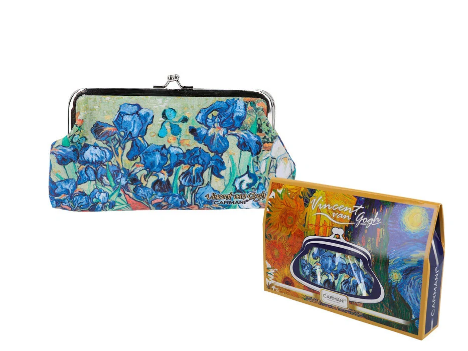 PENĚŽENKA VĚTŠÍ MOTIV VINCENT VAN GOGH - KOSATCE