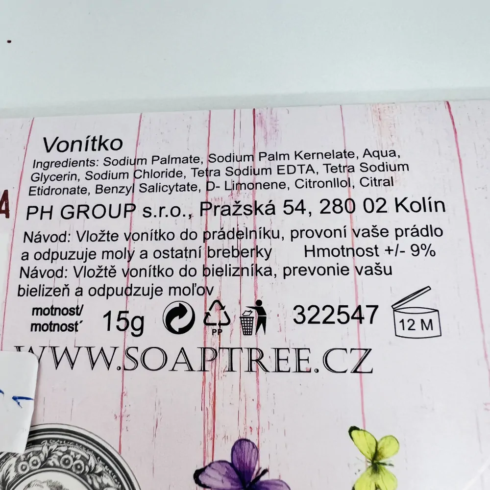 PŘÍRODNÍ VONÍTKO DO PRÁDLA - MEDVÍDKOVO