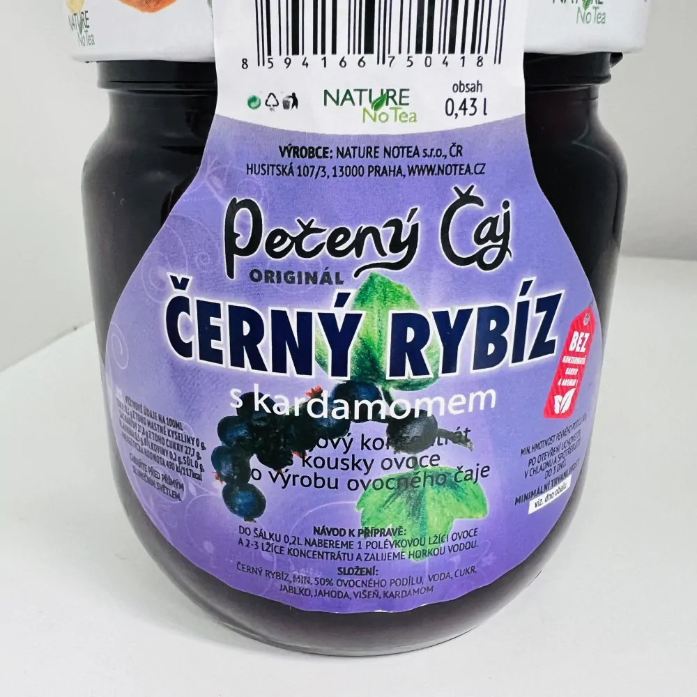 PEČENÝ ČAJ ČERNÝ RYBÍZ S KARDAMOMEM