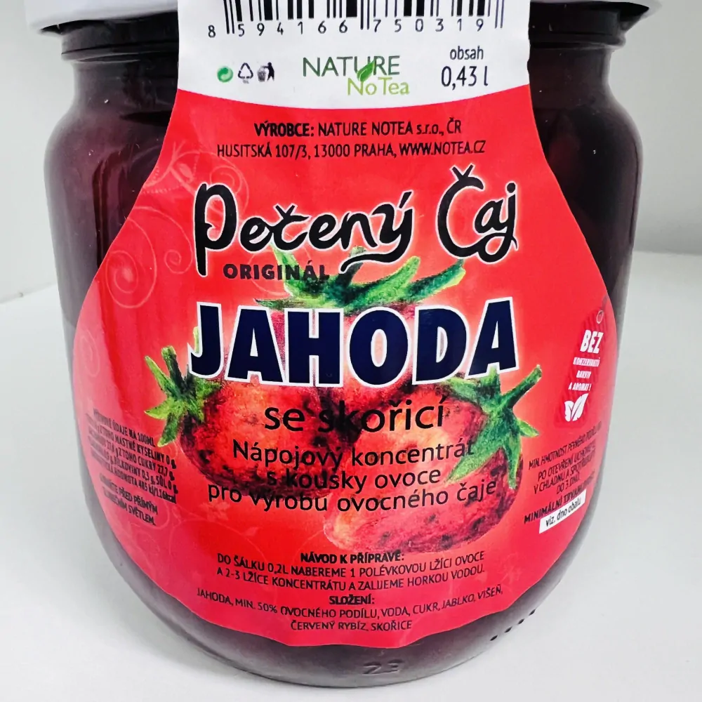 PEČENÝ ČAJ JAHODA SE SKOŘICÍ