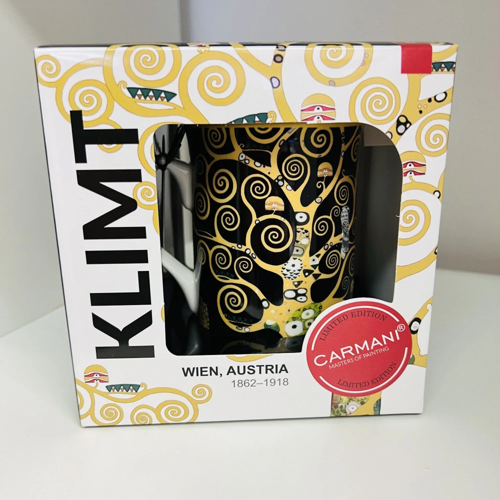 LUXUSNÍ HRNEK MOTIV GUSTAV KLIMT - STROM ŽIVOTA
