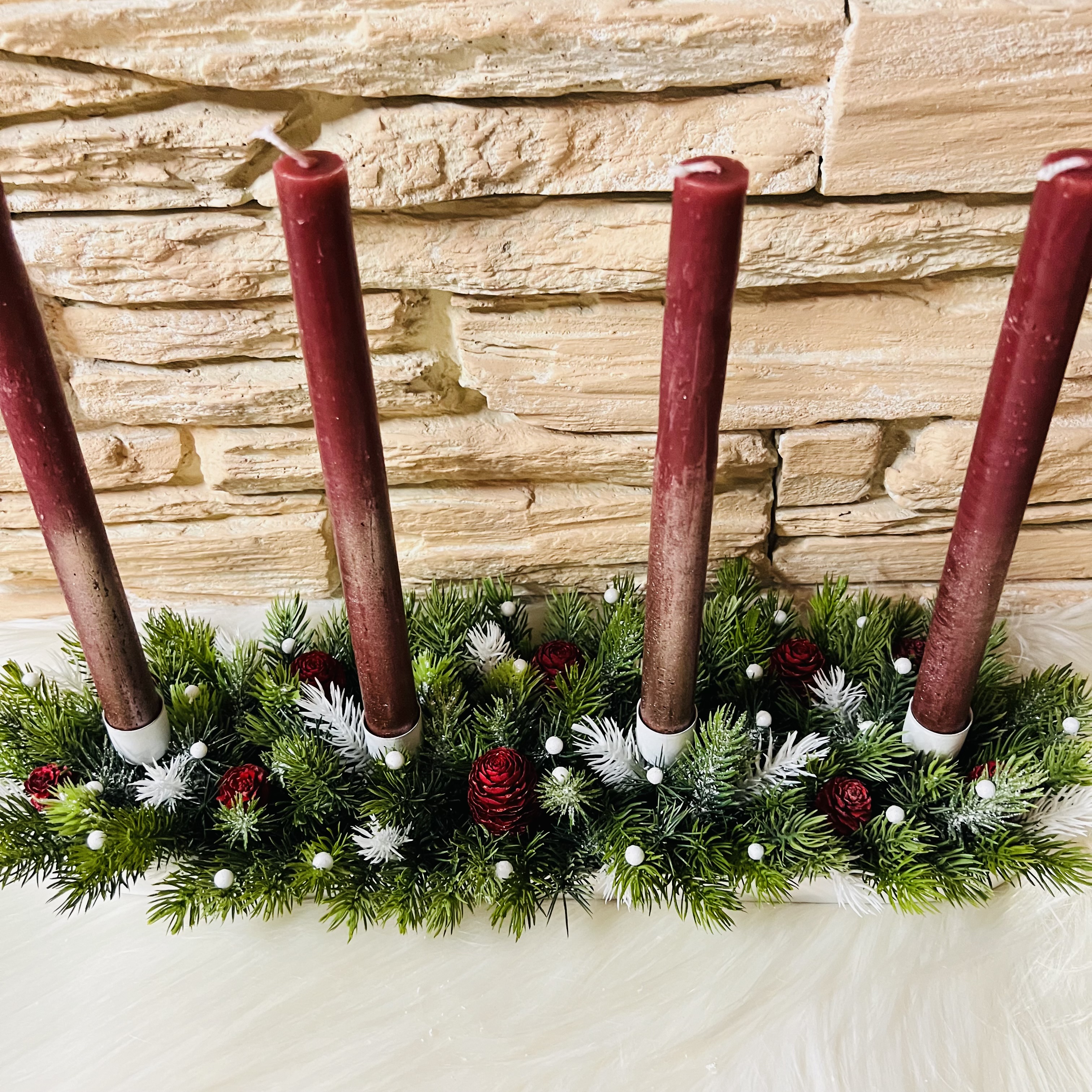 DEKORACE ADVENTNÍ SVÍCEN