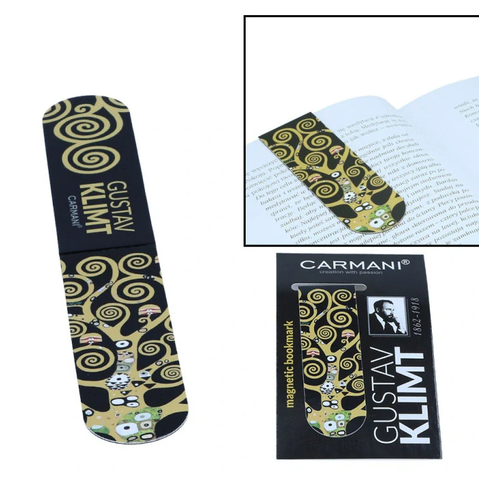 Magnetická záložka do knížky Klimt "Strom života"