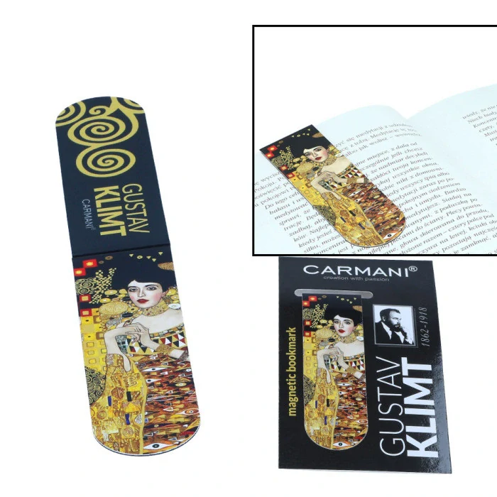 Magnetická záložka do knížky Klimt "Adele Bloch"