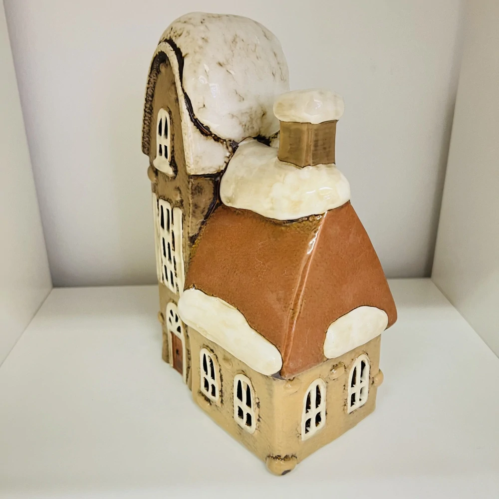 DEKORACE KERAMICKÝ DOMEK NA LIGHT SVÍČKU