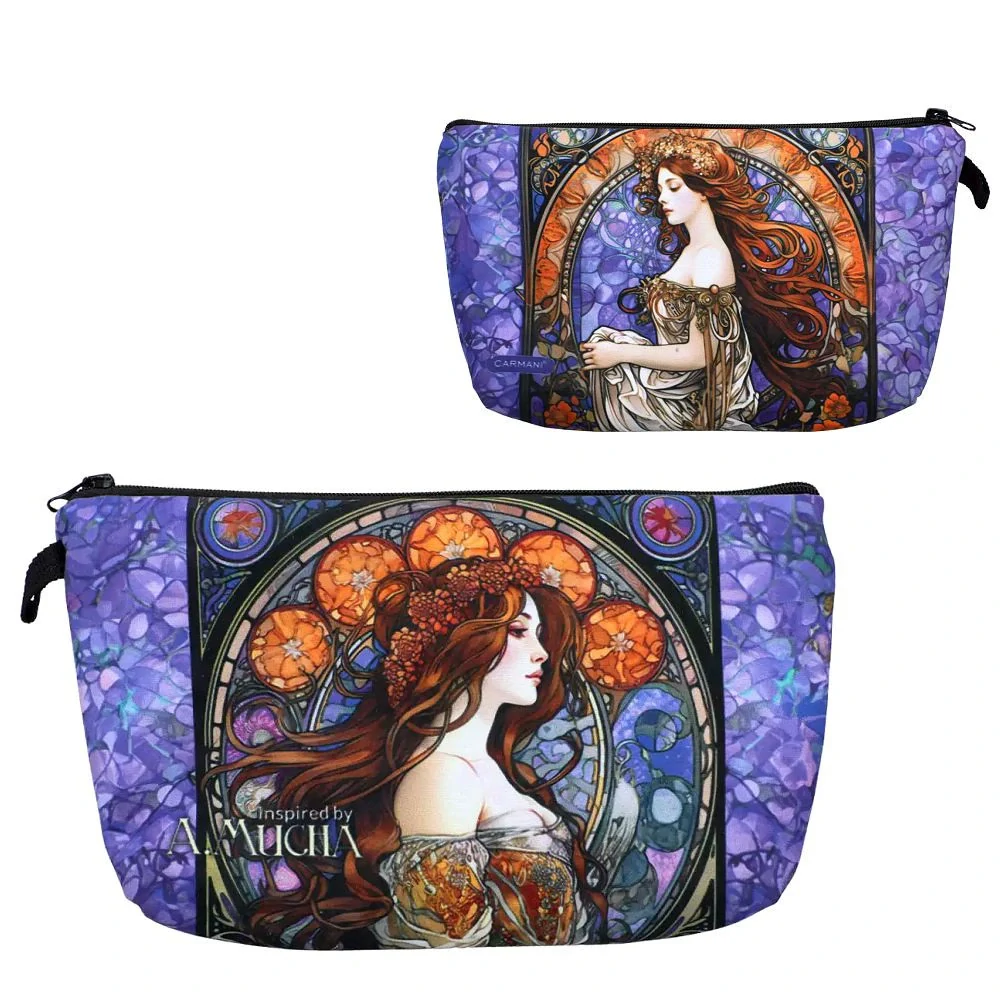 KOSMETICKÁ TAŠKA SE ZIPEM MOTIV ALFONS MUCHA