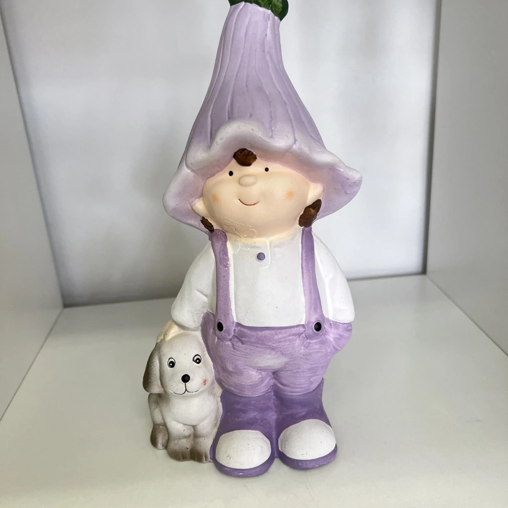 DEKORACE FIGURKA CHLAPCE S PEJSKEM