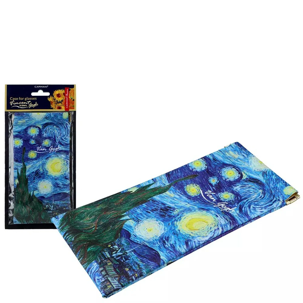 MĚKKÉ POUZDRO NA BRÝLE MOTIV VINCENT VAN GOGH- HVĚZDNÁ NOC