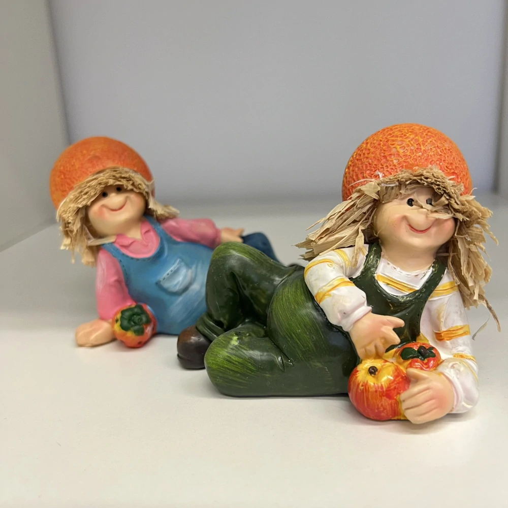 PODZIMNÍ DEKORACE FIGURKA DÍVKY