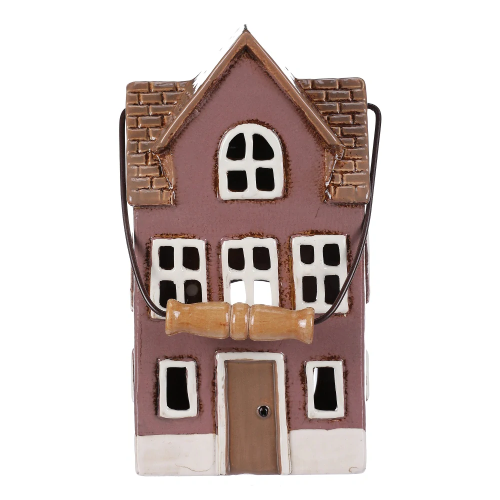 KERAMICKÝ DOMEK NA ČAJOVOU SVÍČKU S MADLEM