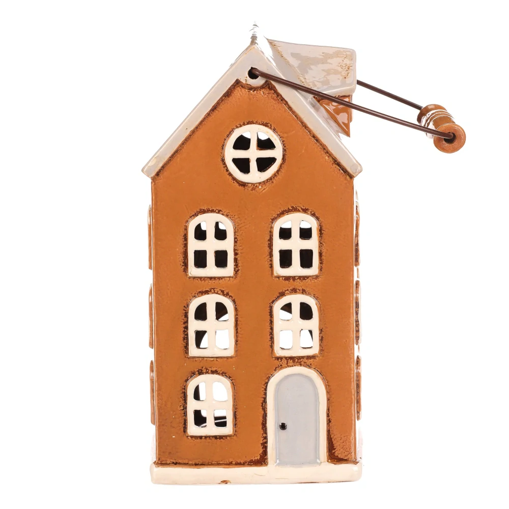 KERAMICKÝ DOMEK NA ČAJOVOU SVÍČKU S MADLEM