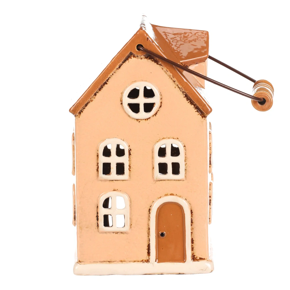 KERAMICKÝ DOMEK NA ČAJOVOU SVÍČKU S MADLEM