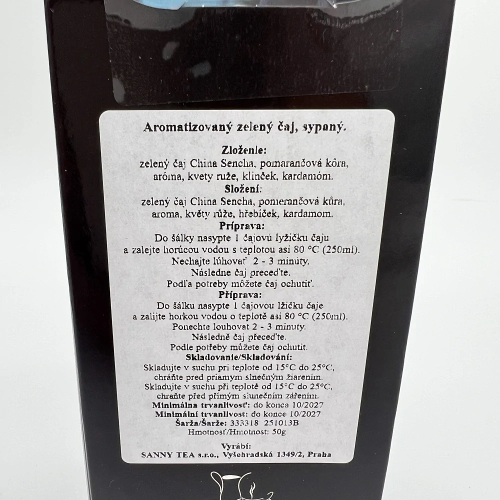 DÁRKOVÉ BALENÍ ZELENÉHO AROMATIZOVANÉHO SYPANÉHO ČAJE