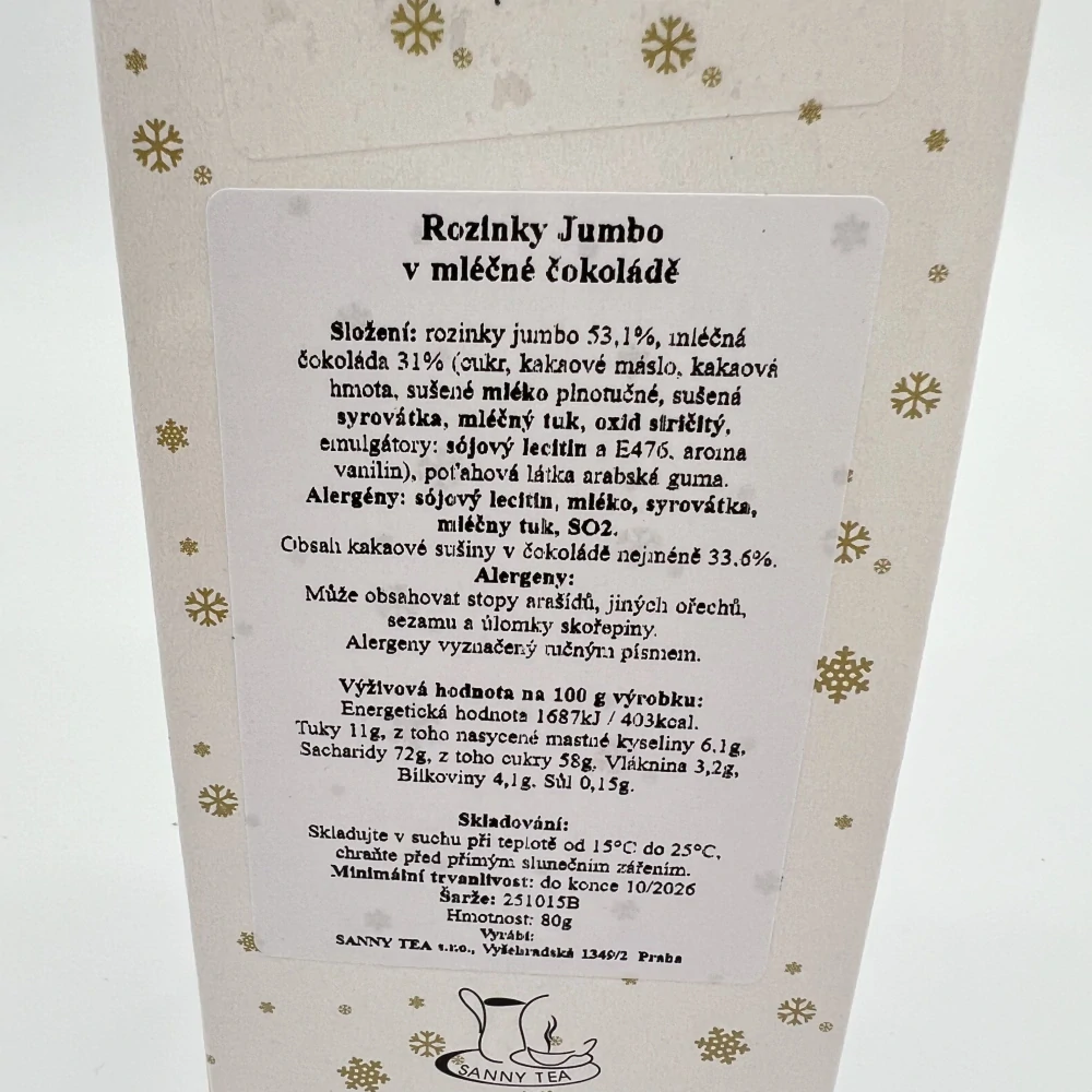 VÝPRODEJ - DÁRKOVÉ BALENÍ ROZINKY JUMBO