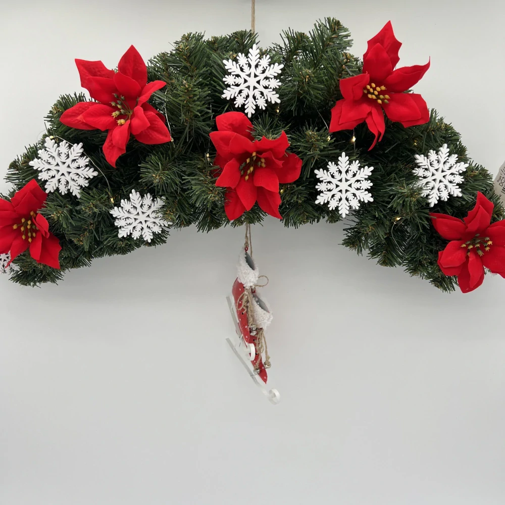 VÁNOČNÍ GIRLANDA SE SVĚTÝLKY S ČASOVAČEM 