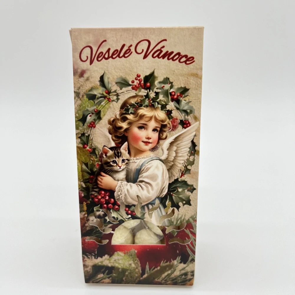 🎁 Vánoční dárkový balíček – Jahodový sirup & mandle v kokosu