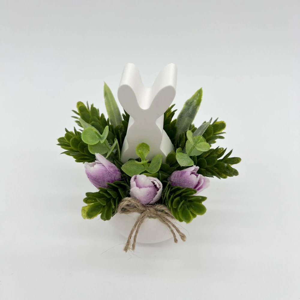 🐰 Jarní / velikonoční dekorace se zajíčkem – 12 cm