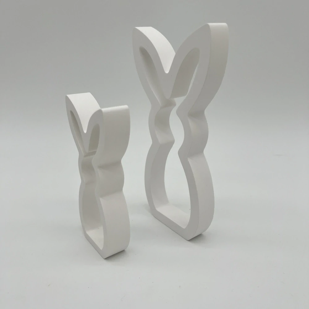 🐰🤍 Keraflotový zajíc – větší (17,5 cm) 🤍🐰