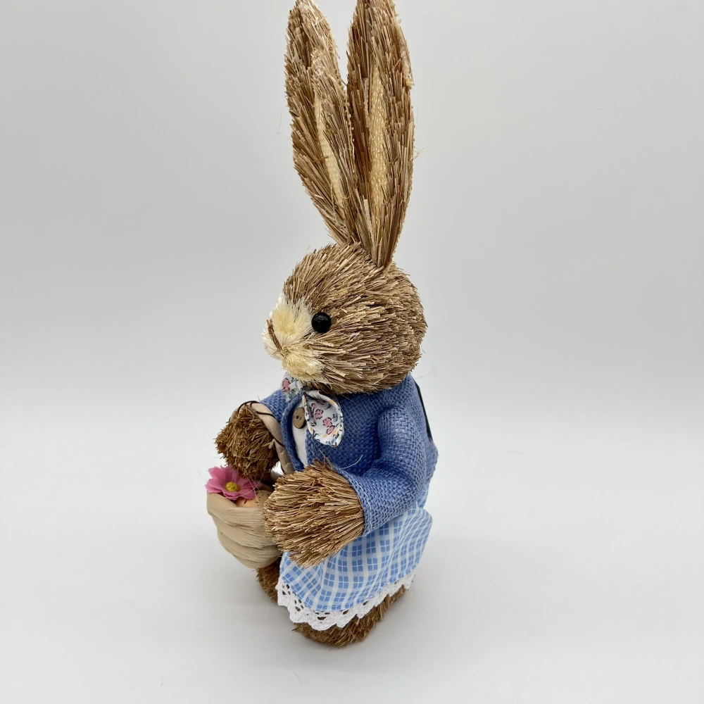 🐰 Velikonoční zajíček s košíčkem – jarní dekorace